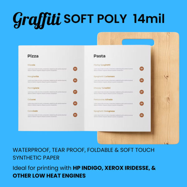 Graffiti Soft Poly (PP-based) Paper 14mil