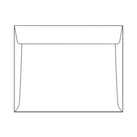 9X12 28# BOOKLET ENVELOPE WHITE WOVE SIDE SEAM SEVILLE (OPENS ON LS) V01300