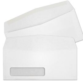 #10 (4 1/8 X 9 1/2) 24# ENVELOPE DIGITAL WINDOW WHITE WOVE OSDS SEVILLE V05115